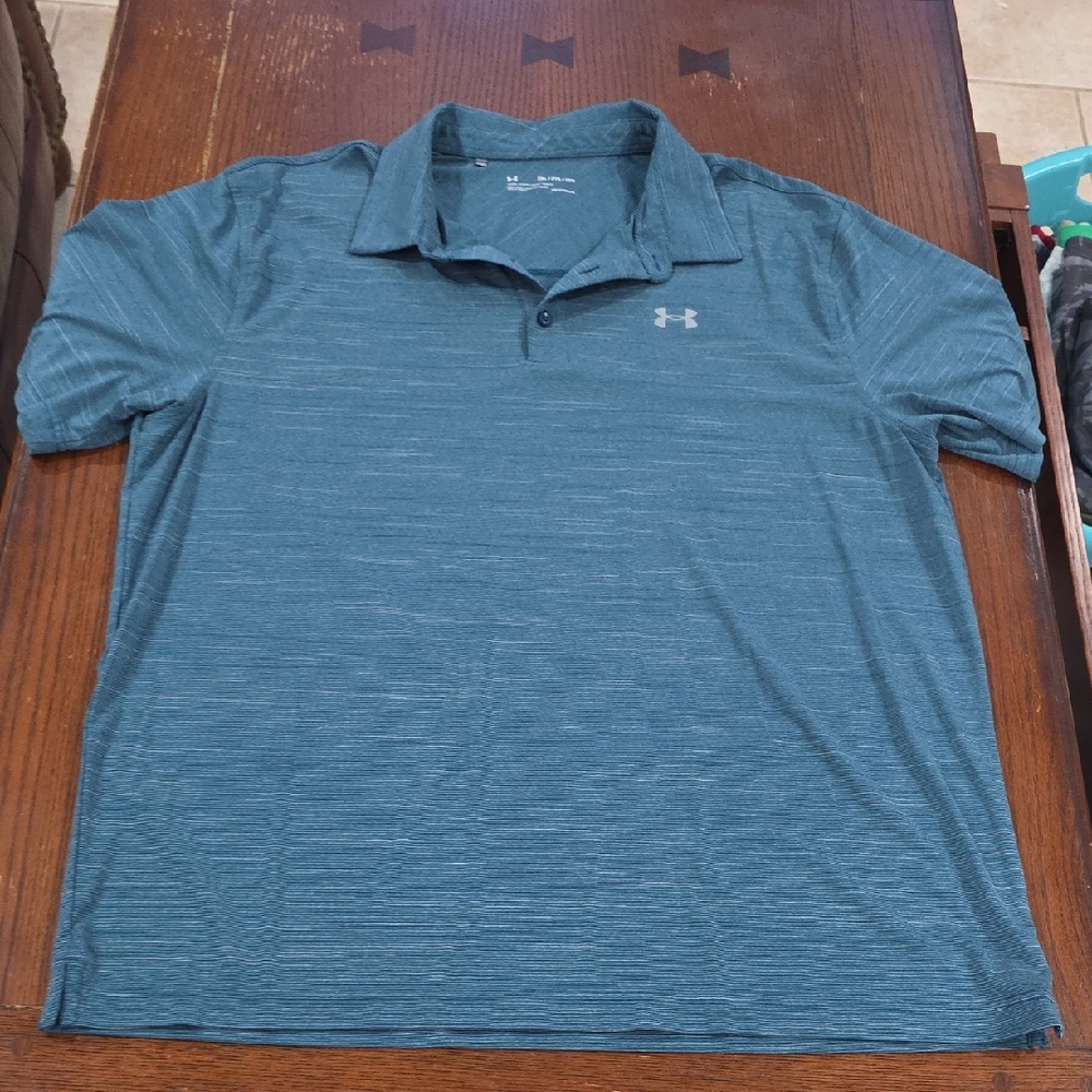 Under Armour Men's Teal Polo Shirt